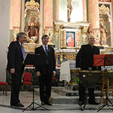 Anton Nolf mit Josep Vicent Giner und Javi Gimeno in Pedreguer, Spanien